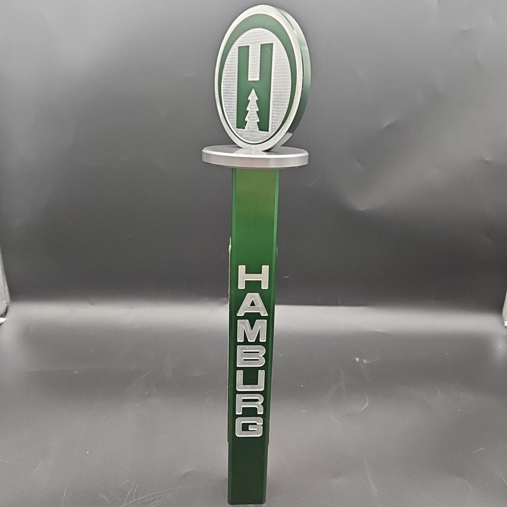 Hamburg Brewing Hard Cider Irish Red New York Draft Tap Handle Bar Collectible